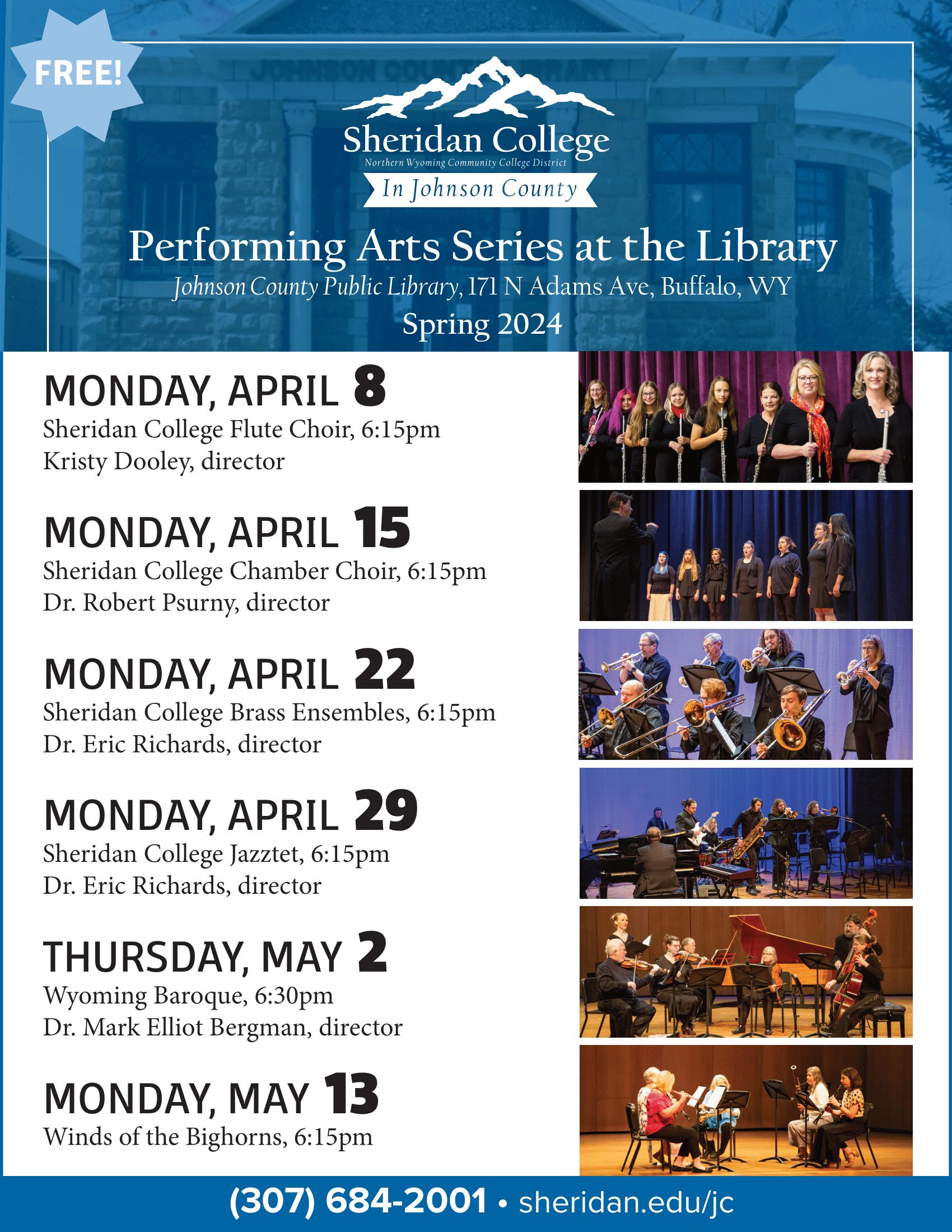 Sheridan College's Performing Arts Series at the Library Image