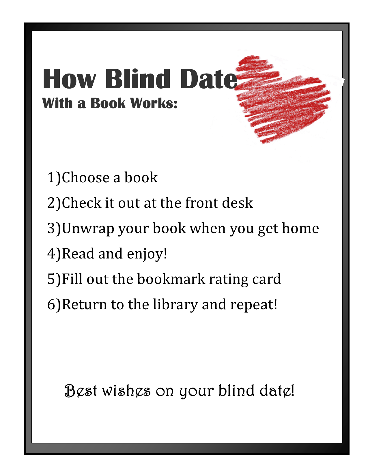 Blind Date with a Book! Image