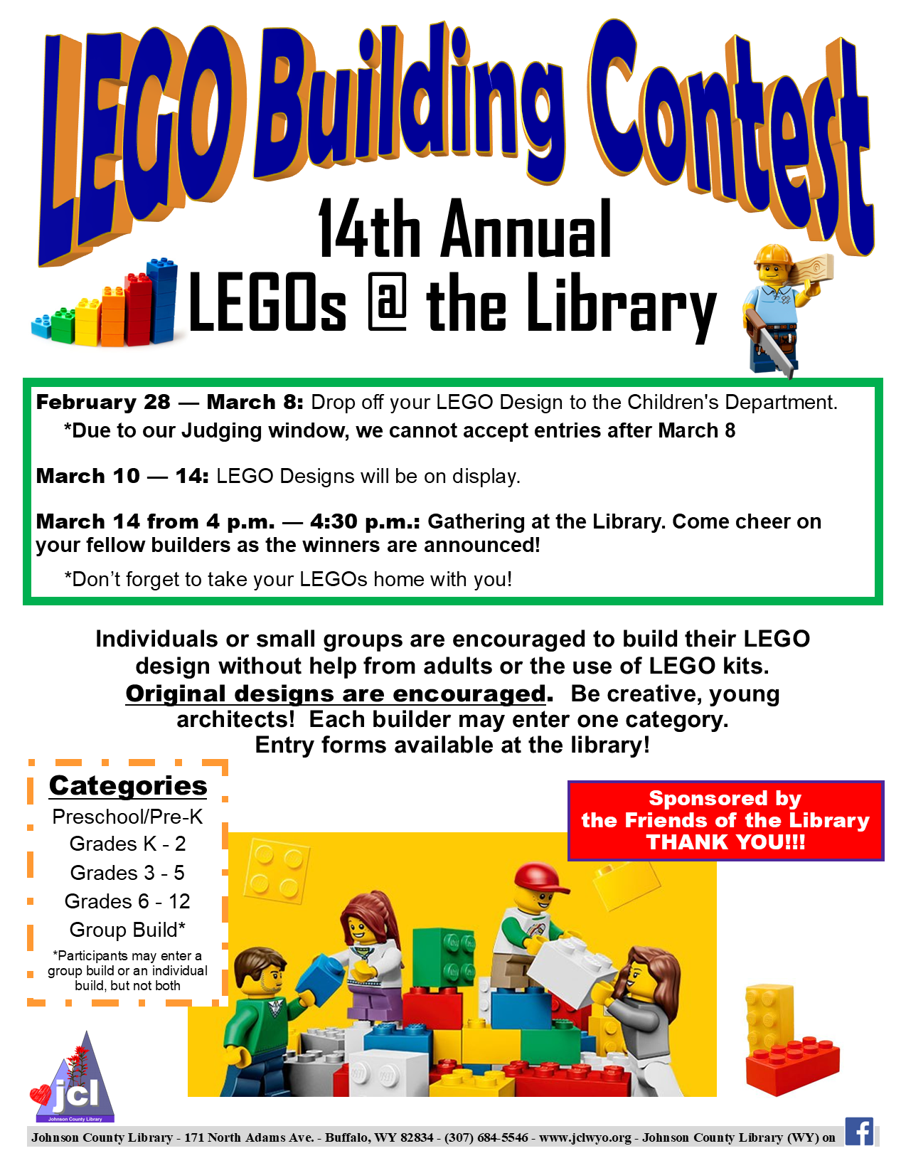 LEGOs at the Library Image