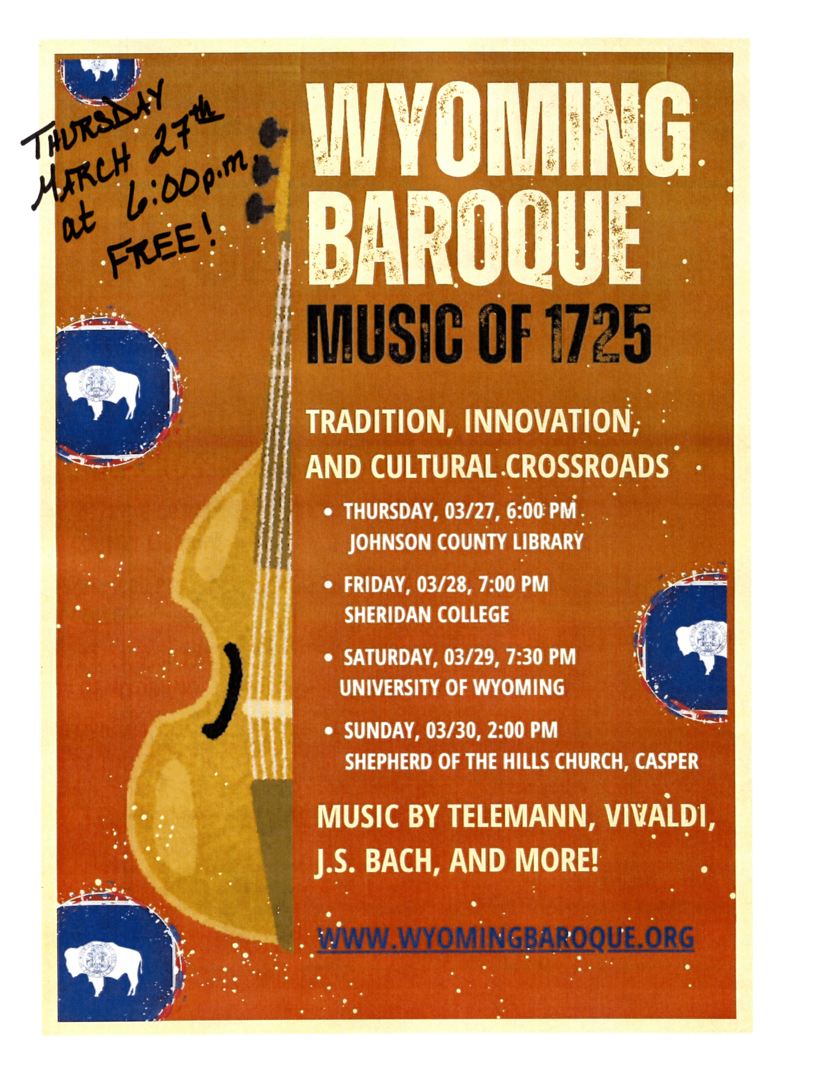 Wyoming Baroque Music of 1725 Image