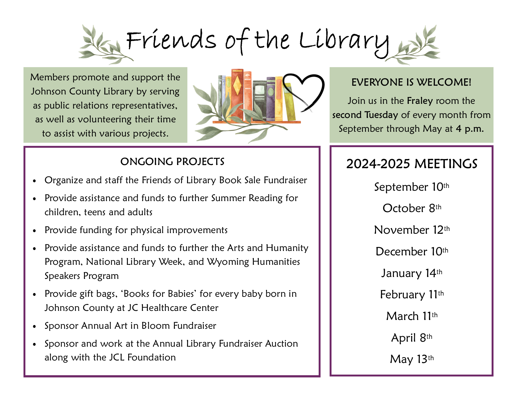 Join the Friends of the Library! Image