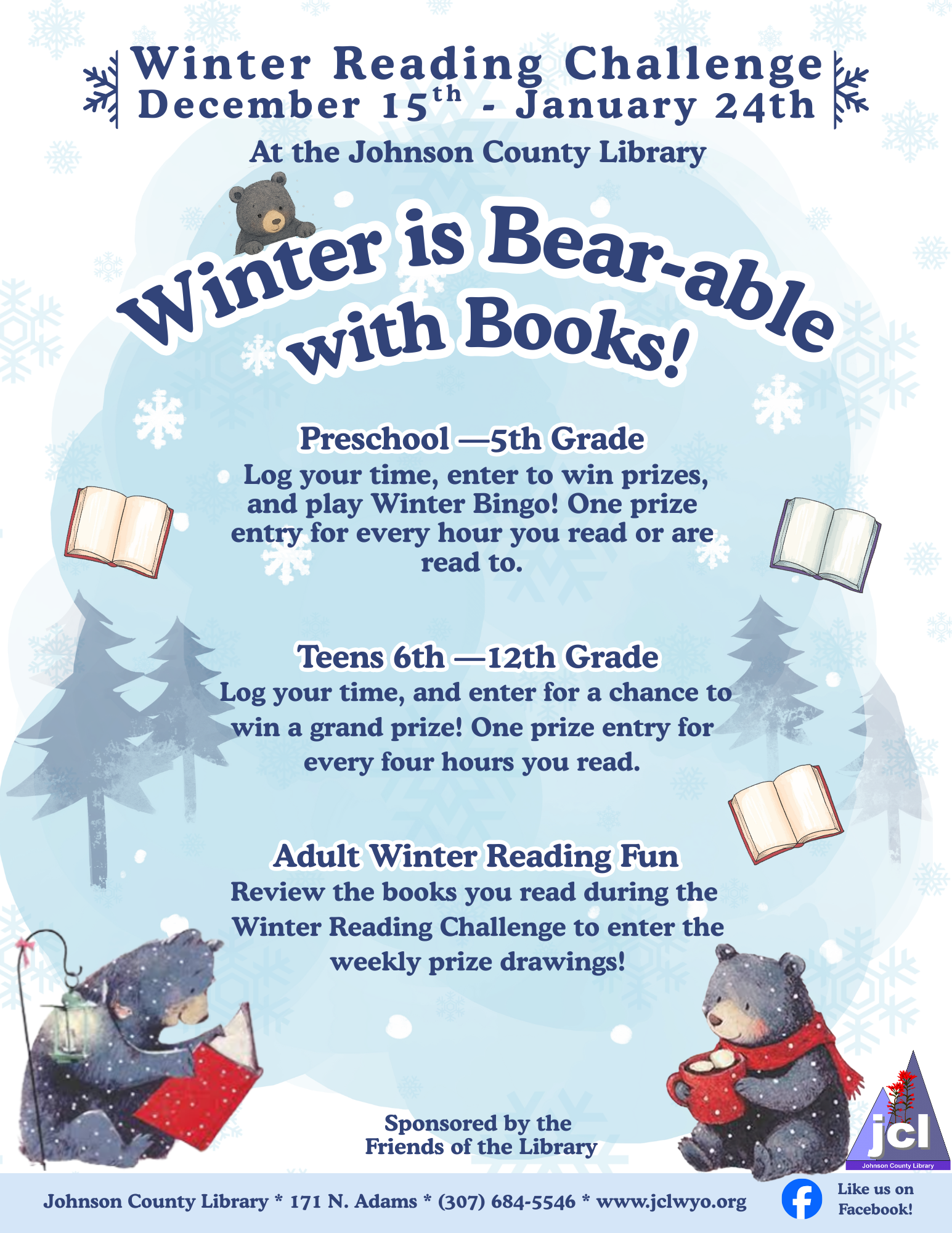 Winter Reading Challenge for ALL ages! Image