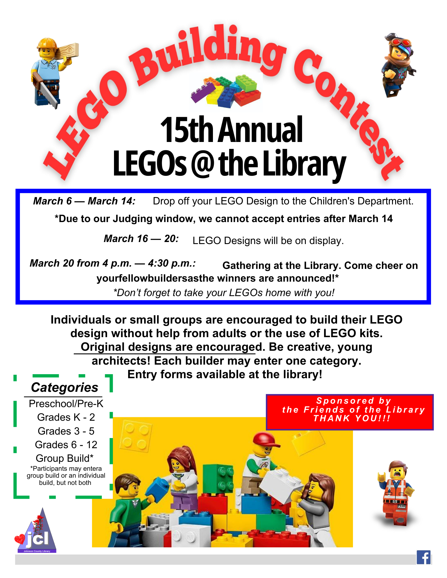 LEGOs at the Library Image