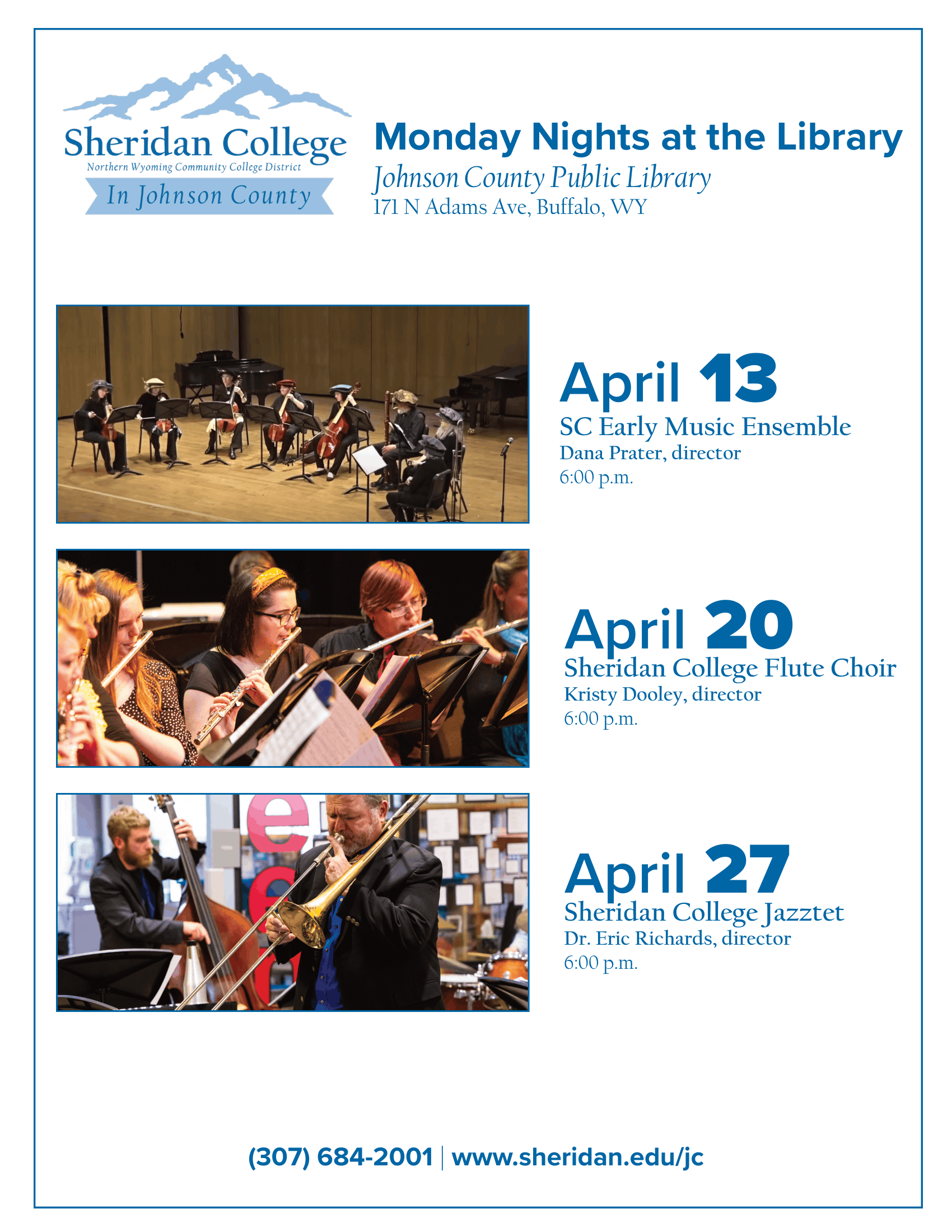 Sheridan College's Performing Arts Series at the Library Image