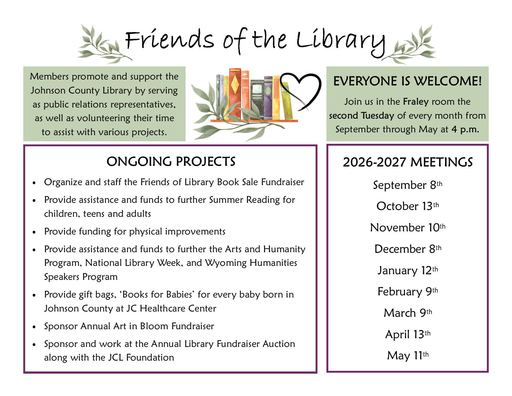 Join the Friends of the Library! Image
